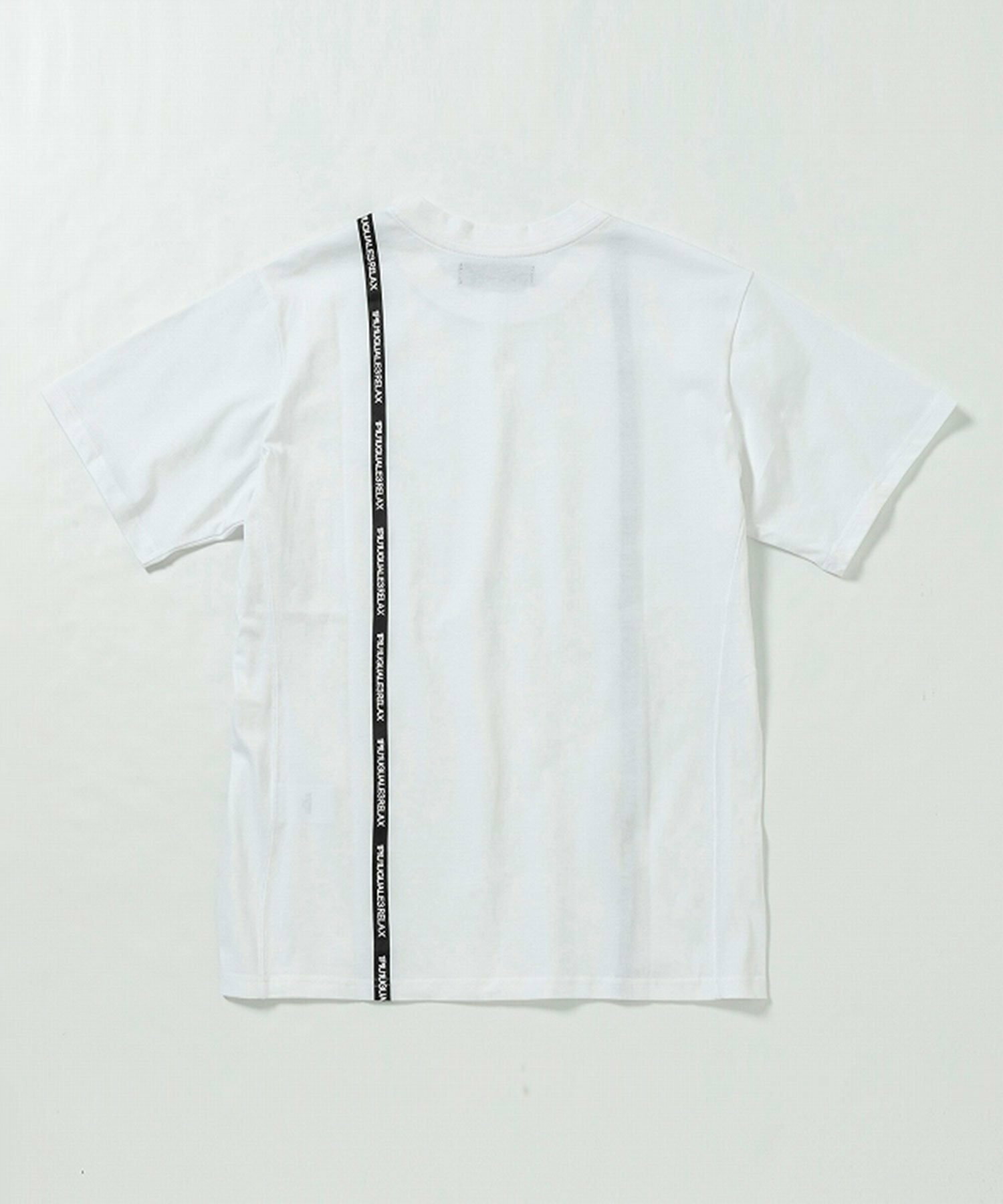 (M)1PIU1UGUALE3 RELAX/UST-24006 ラインロゴ半袖Tシャツ